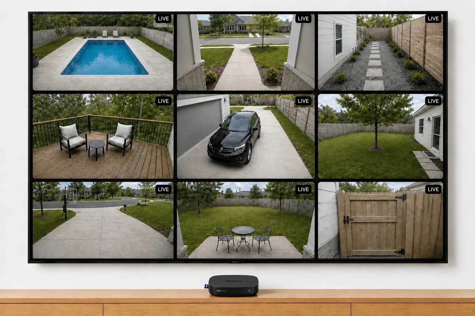 Video Wall Live on Roku